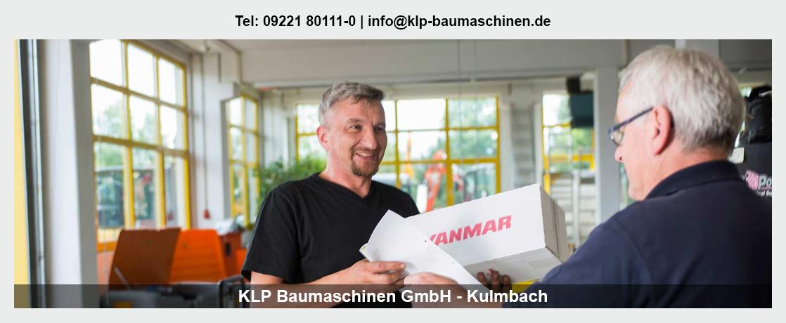 Baumaschinen Stadtsteinach – KLP: Minibagger, Wartung, Baggerverleih