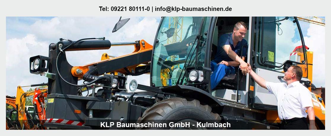 Baumaschinen für Neuenmarkt – KLP: Energreen, Kommunaltechnik, Baggerverleih